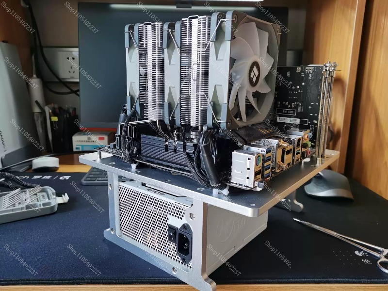 Aluminum Open Frame Test Bench Water Cooling - Meja Uji PC dengan Rangka Terbuka,